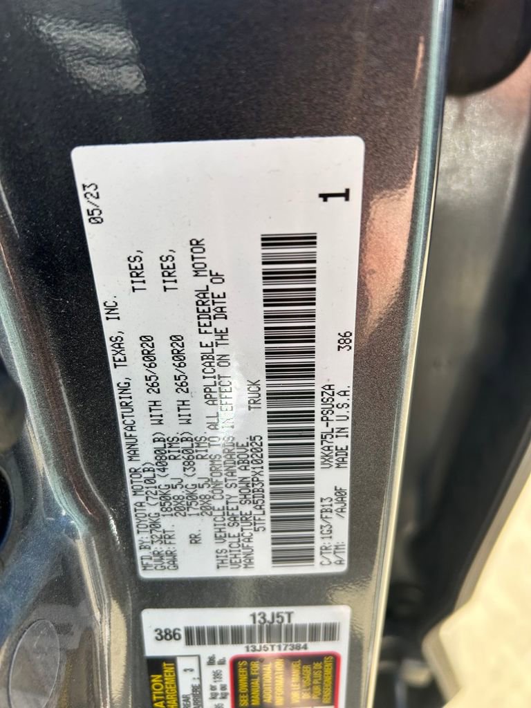 Used 2023 Toyota Tundra SR5 w/ SR5 Convenience Package AWD/4WD image 10