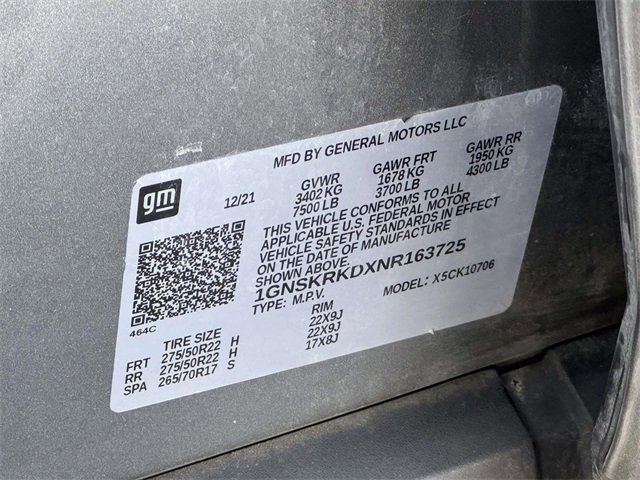 Used 2022 Chevrolet Tahoe RST w/ Luxury Package image 27