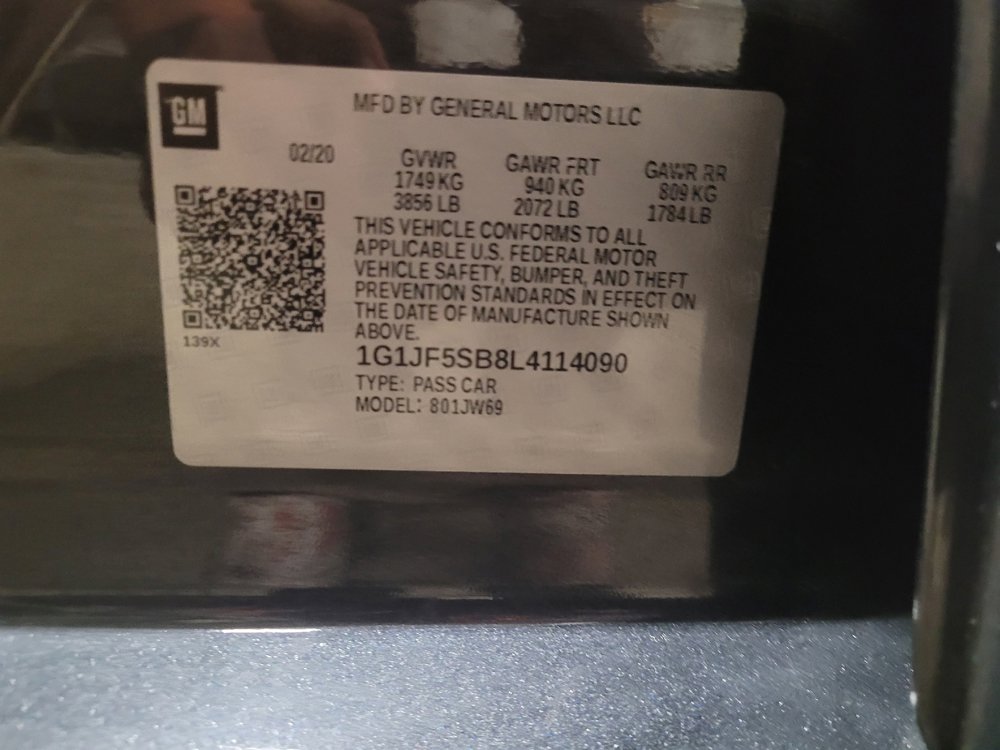 Used 2020 Chevrolet Sonic Premier FWD image 33