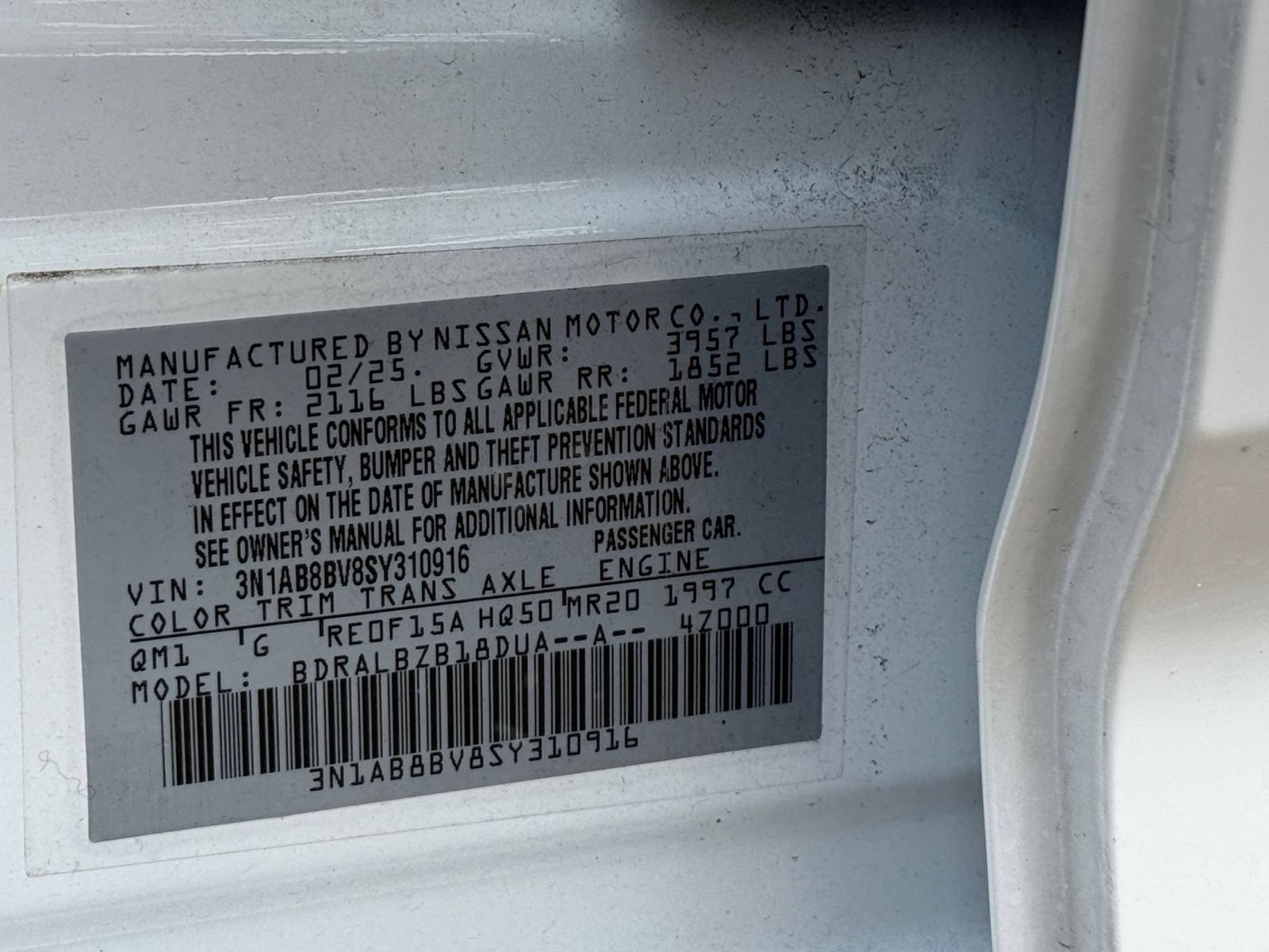 Used 2025 Nissan Sentra S FWD image 27