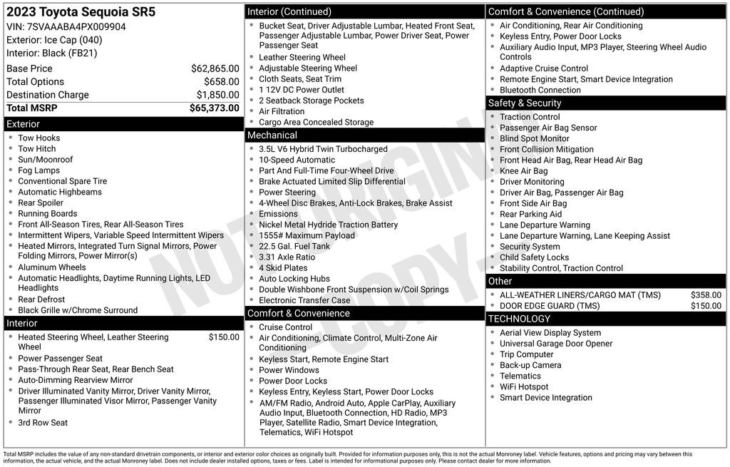 Used 2023 Toyota Sequoia SR5 image 34