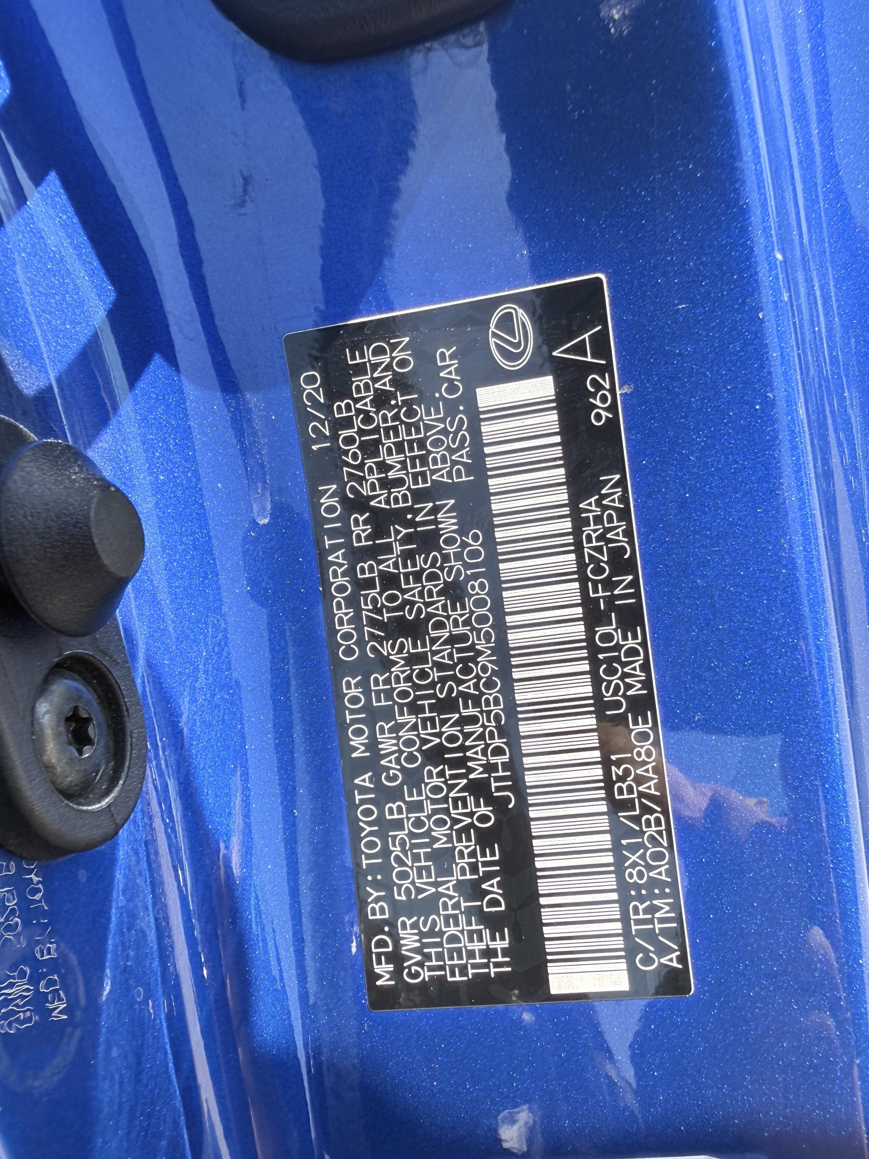 Used 2021 Lexus RC F w/ Premium Package image 32