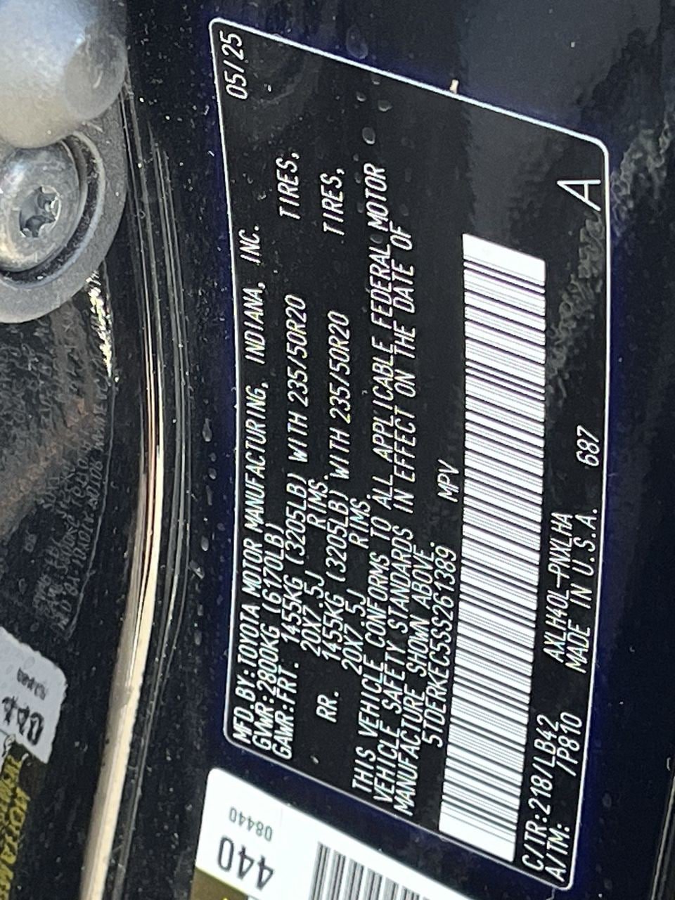 Used 2025 Toyota Sienna Platinum FWD image 30