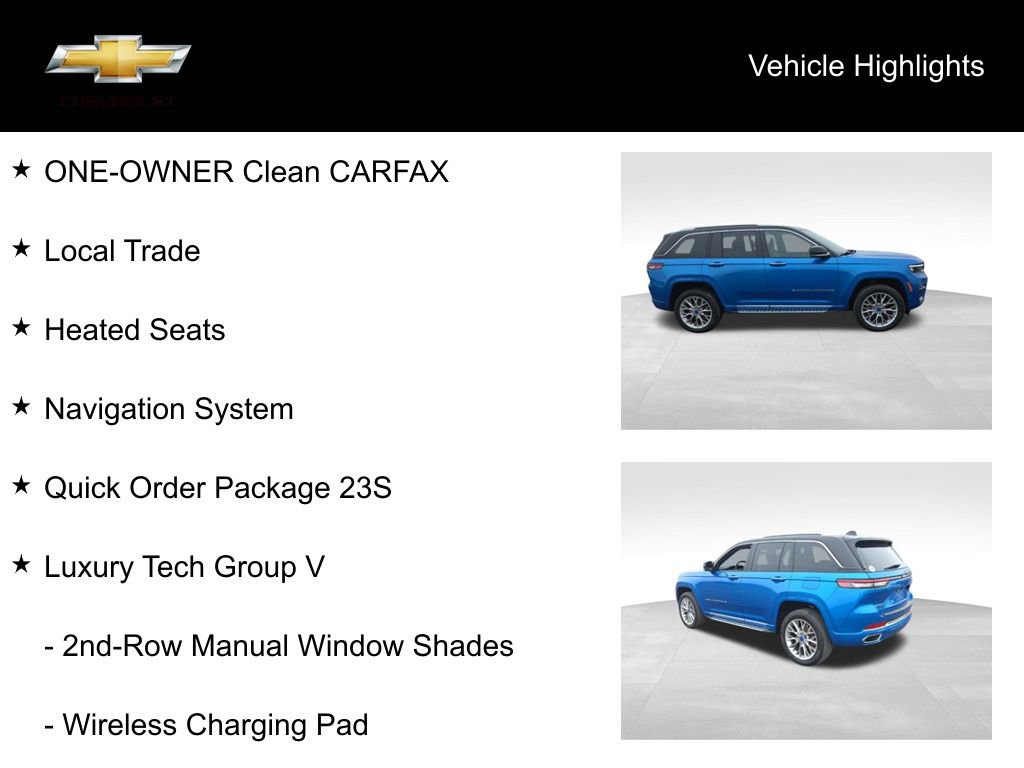 Used 2023 Jeep Grand Cherokee Summit w/ Luxury Tech Group V image 18