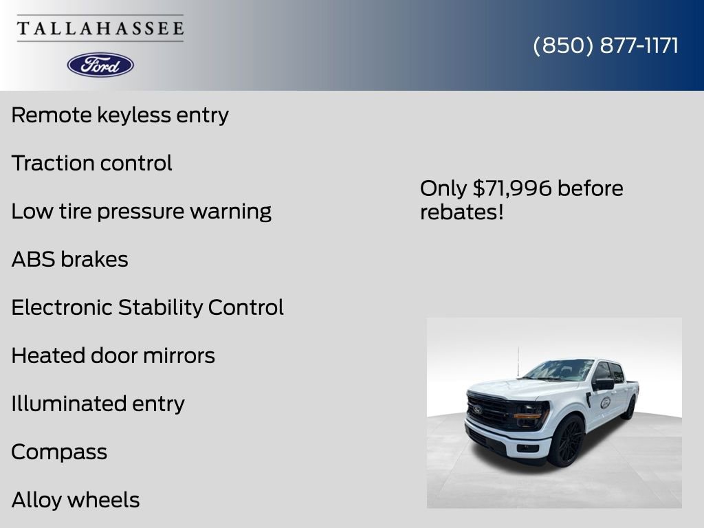 New 2025 Ford F150 XLT w/ Equipment Group 301A Standard image 4