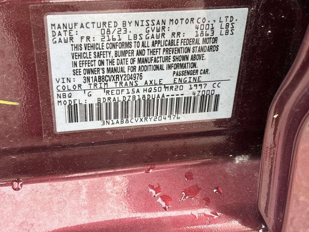 Certified 2024 Nissan Sentra SV w/ All-Weather Package FWD image 28