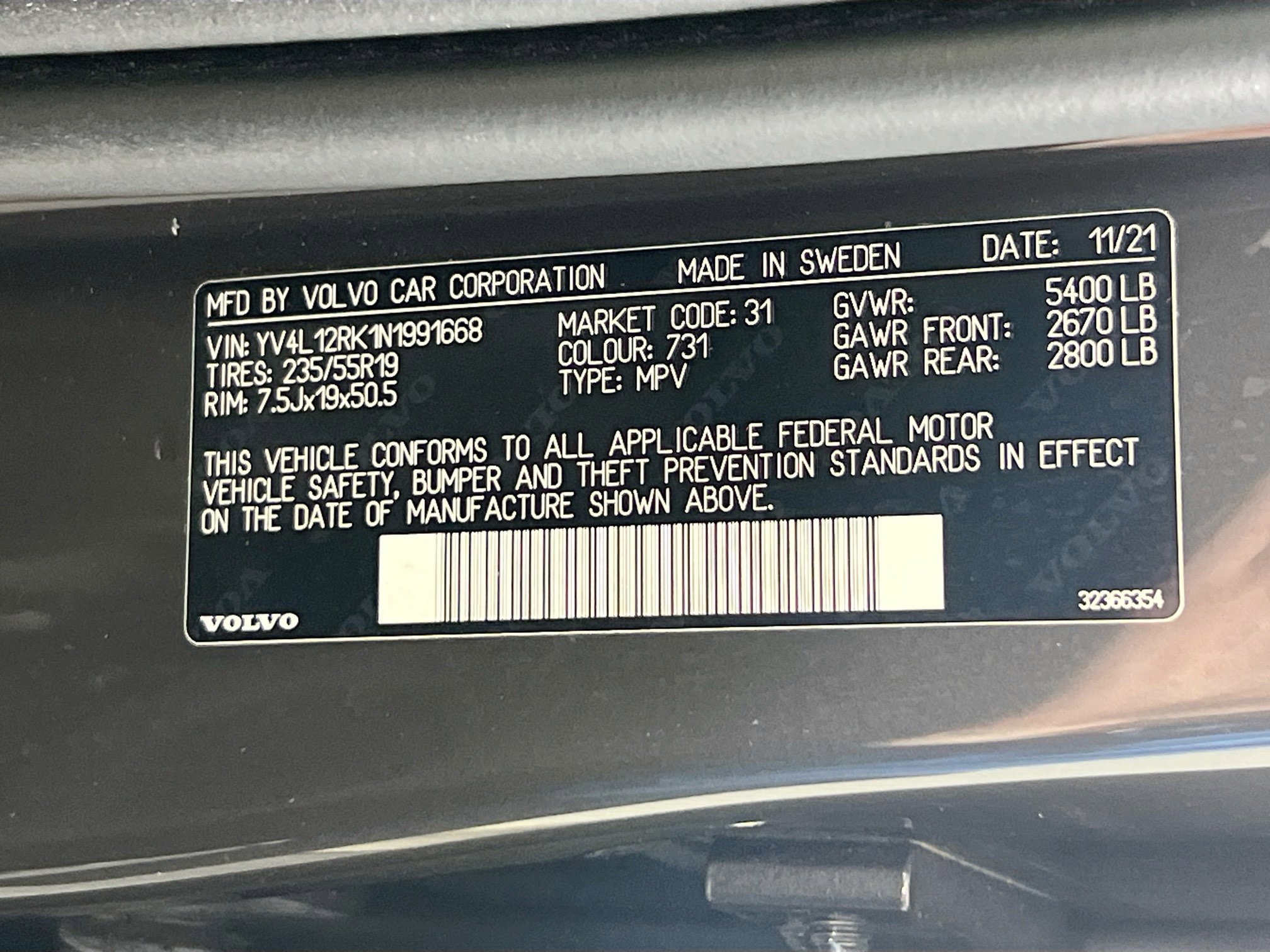 Used 2022 Volvo XC60 B5 Momentum image 31