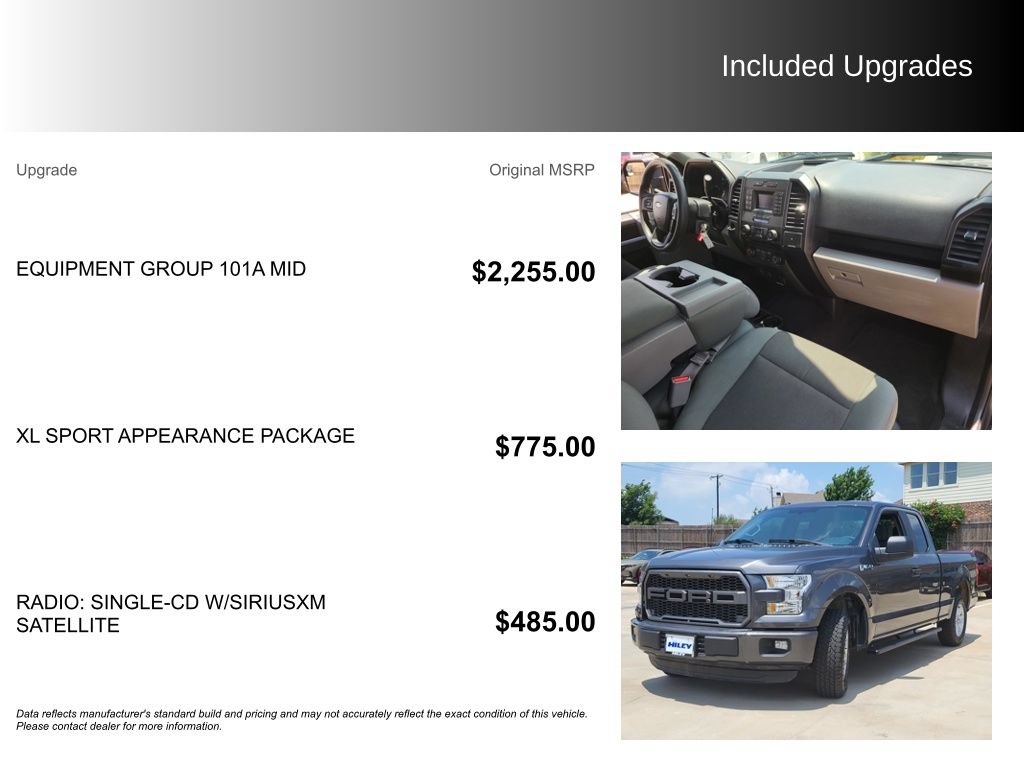 Used 2016 Ford F150 XL w/ Equipment Group 101A Mid RWD image 5