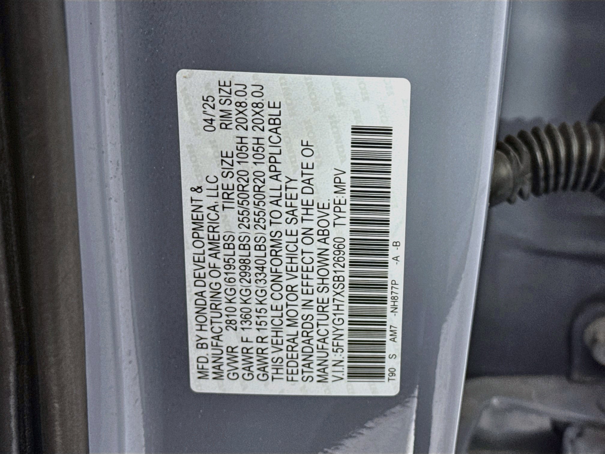 Certified 2025 Honda Pilot Touring image 35