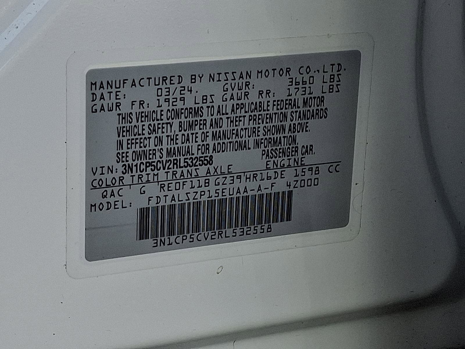 Used 2024 Nissan Kicks SV image 25