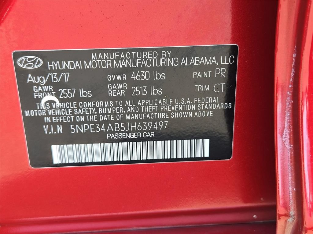 Used 2018 Hyundai Sonata Limited FWD image 27