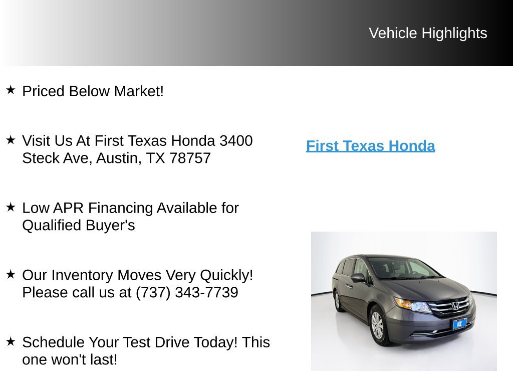 Used 2016 Honda Odyssey SE image 9