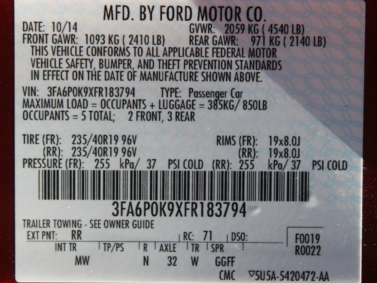 Used 2015 Ford Fusion Titanium FWD image 36