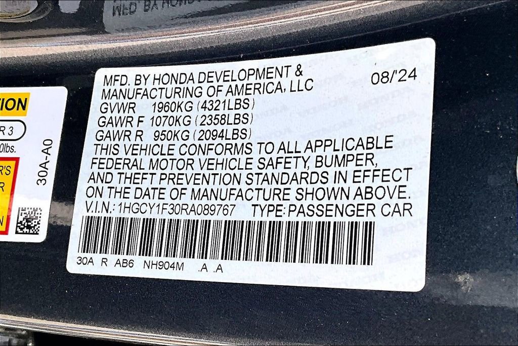 Used 2024 Honda Accord EX image 14