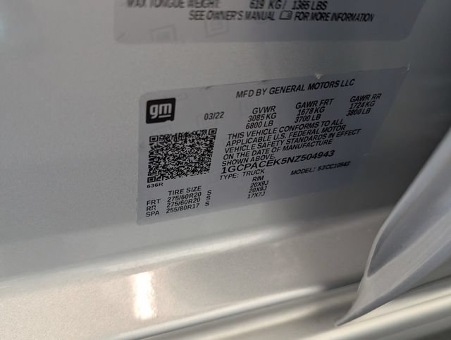 Certified 2022 Chevrolet Silverado 1500 LT RWD image 18