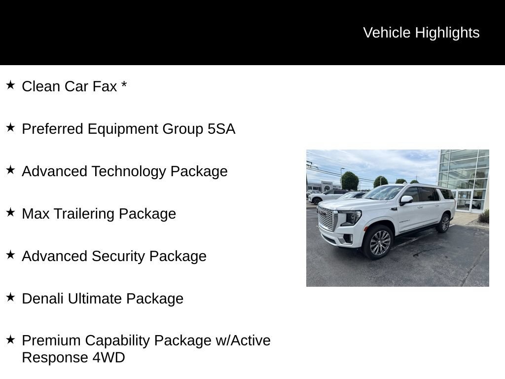 Used 2021 GMC Yukon XL Denali w/ Denali Ultimate Package AWD/4WD image 11