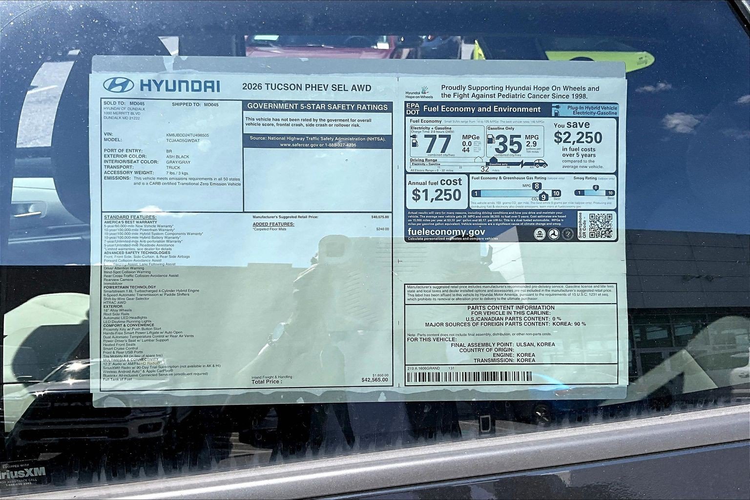 New 2026 Hyundai Tucson SEL AWD/4WD image 16