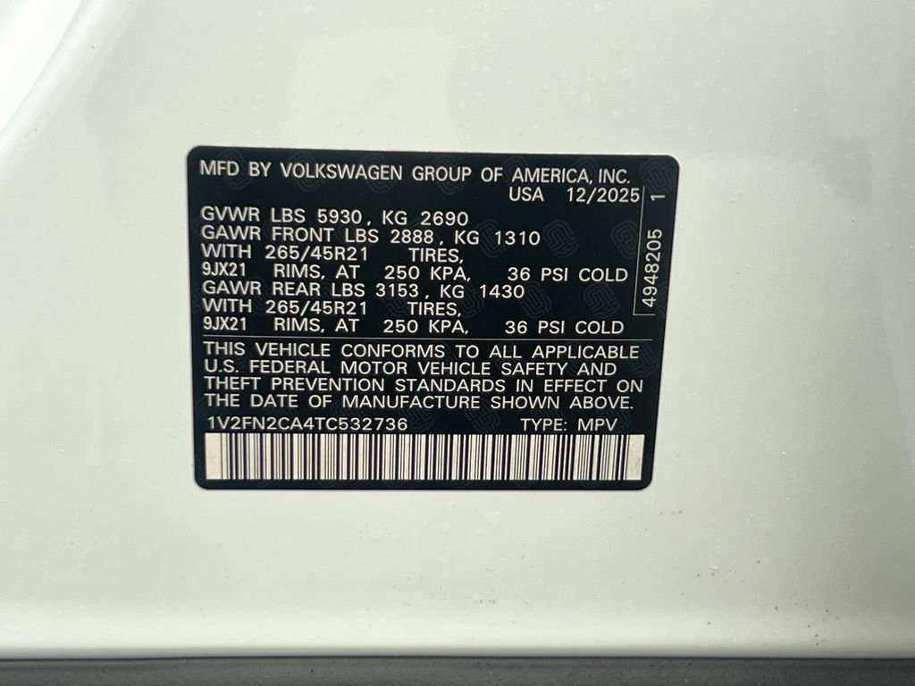 New 2026 Volkswagen Atlas SEL Premium R-Line image 33