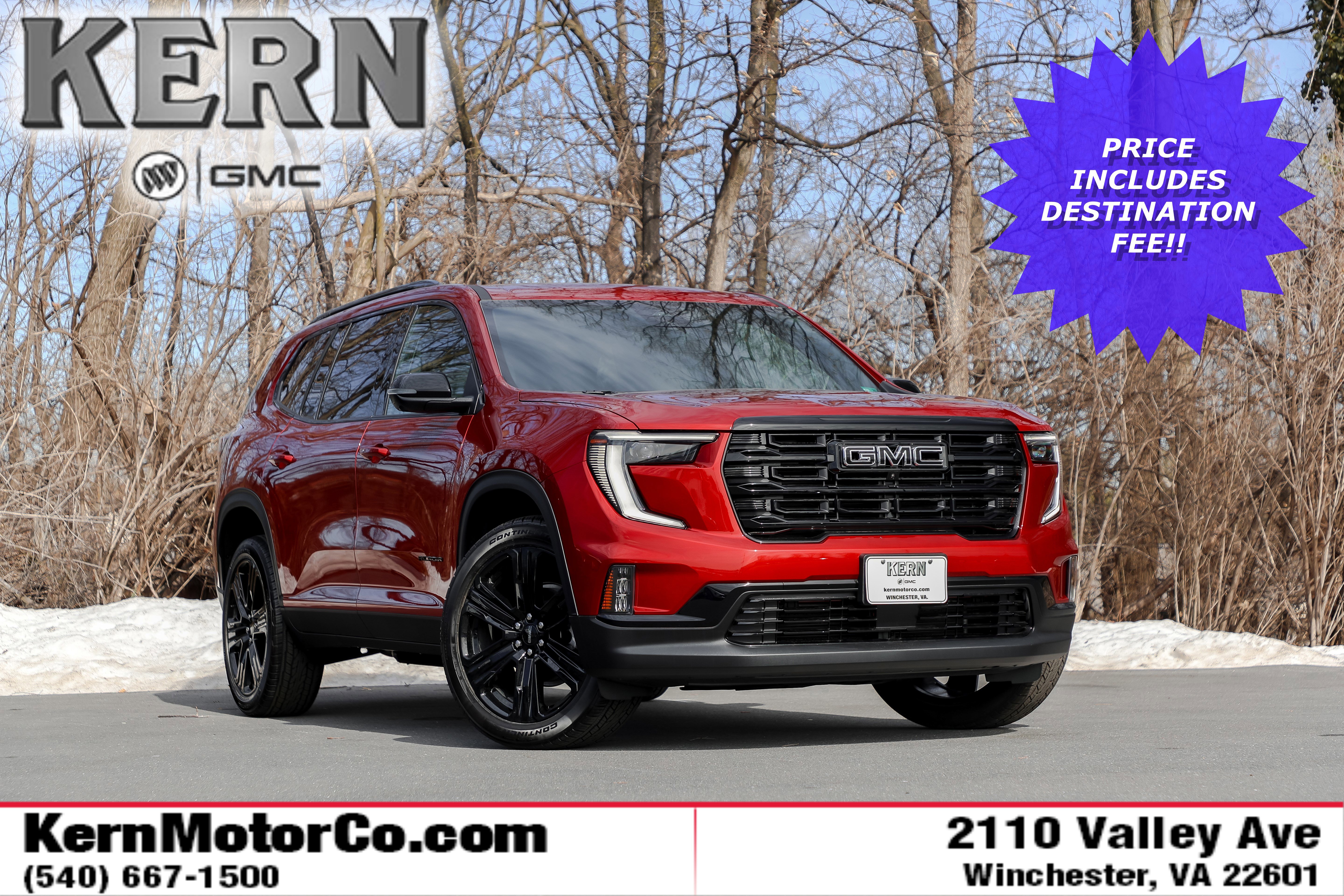 New 2026 GMC Acadia Elevation w/ Black Edition
