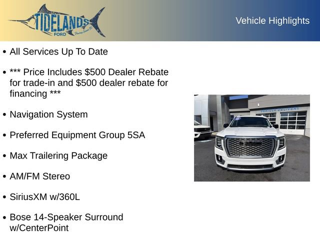 Used 2023 GMC Yukon Denali w/ Max Trailering Package image 12