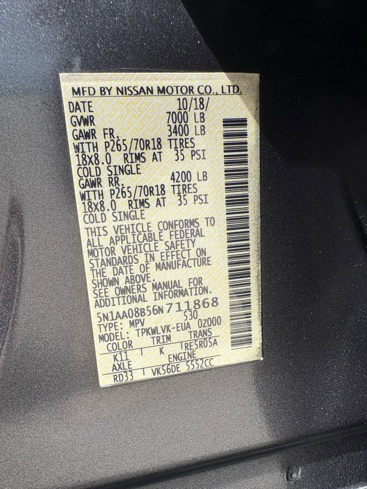 Used 2006 Nissan Armada LE w/ (U06) Technology Pkg (LE) image 17