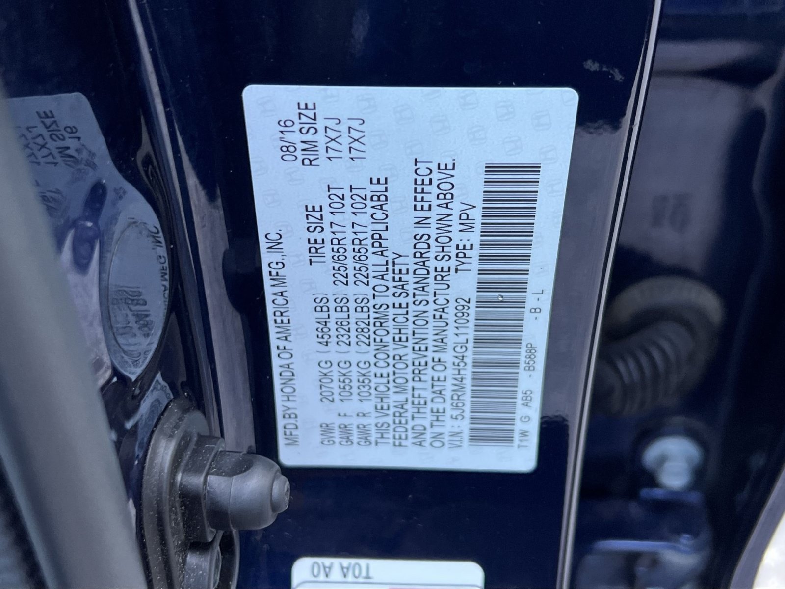 Used 2016 Honda CR-V EX image 42