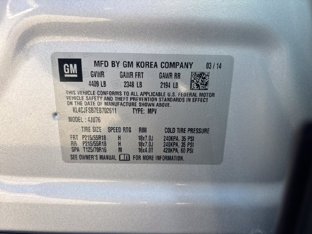 Used 2014 Buick Encore Convenience AWD/4WD image 9