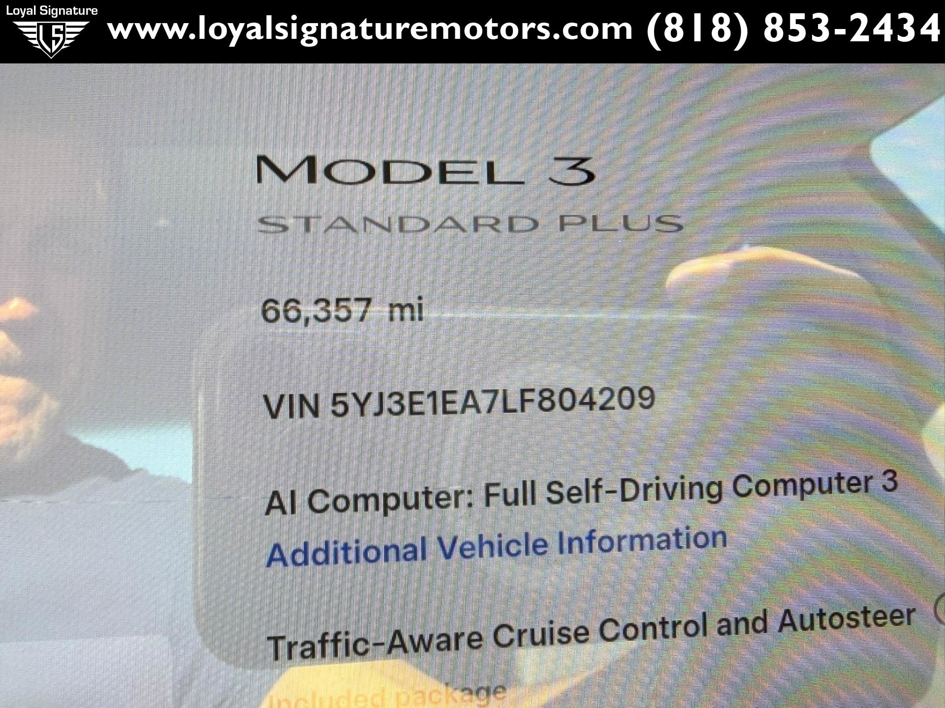 Used 2020 Tesla Model 3 Standard Range Plus RWD image 22