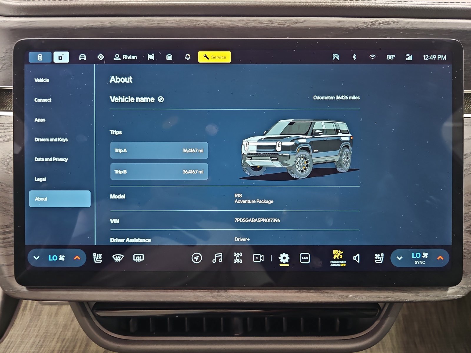 Used 2023 Rivian R1S Adventure Quad AWD/4WD image 29