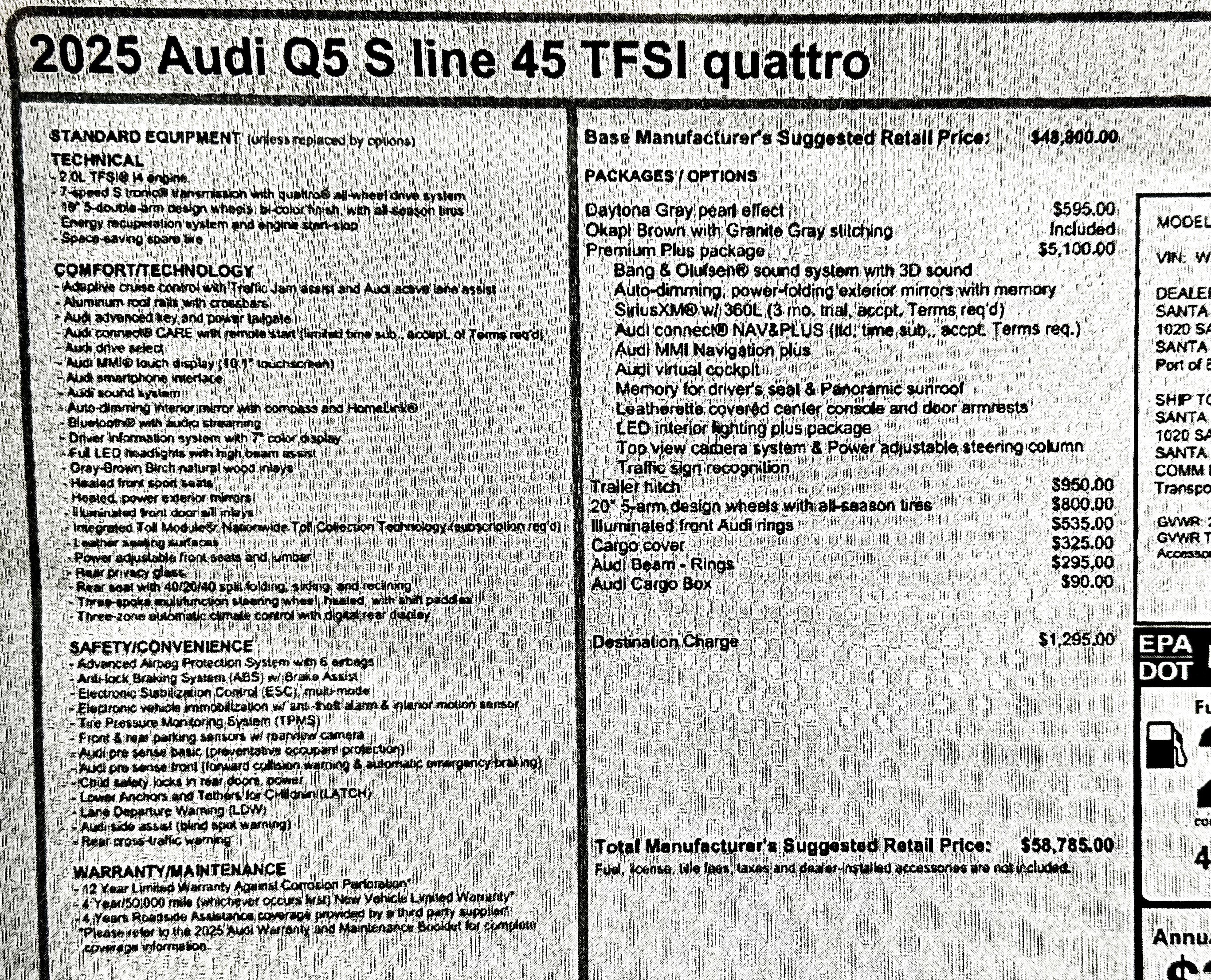 Used 2025 Audi Q5 2.0T Premium Plus image 2