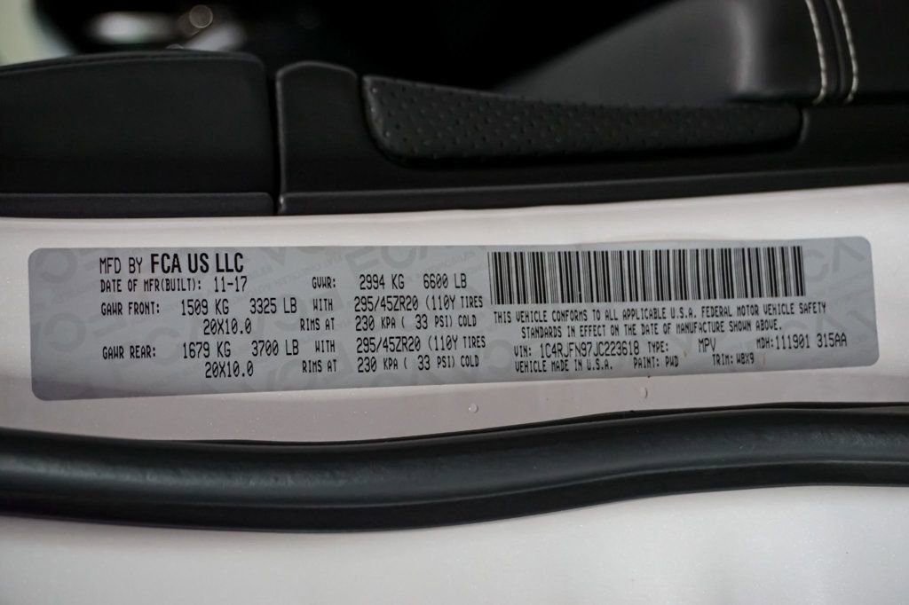 Used 2018 Jeep Grand Cherokee Trackhawk image 17