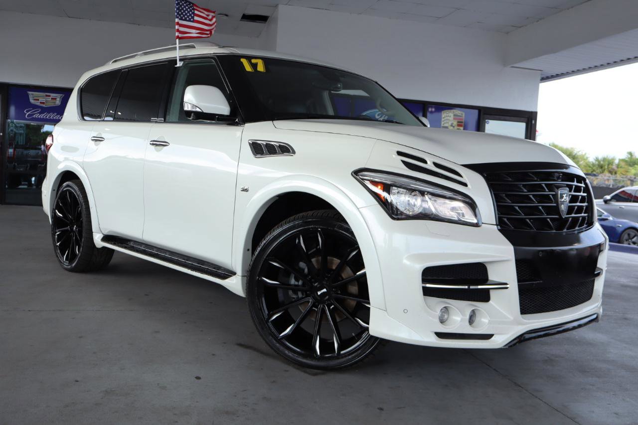 Used 2017 INFINITI QX80 4WD w/ Driver Assistance Package image 3