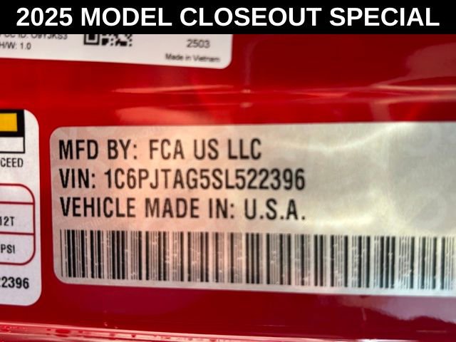 New 2025 Jeep Gladiator Sport AWD/4WD image 26