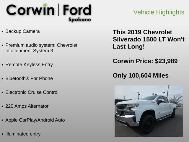 Used 2019 Chevrolet Silverado 1500 LT w/ True North Edition AWD/4WD image 6
