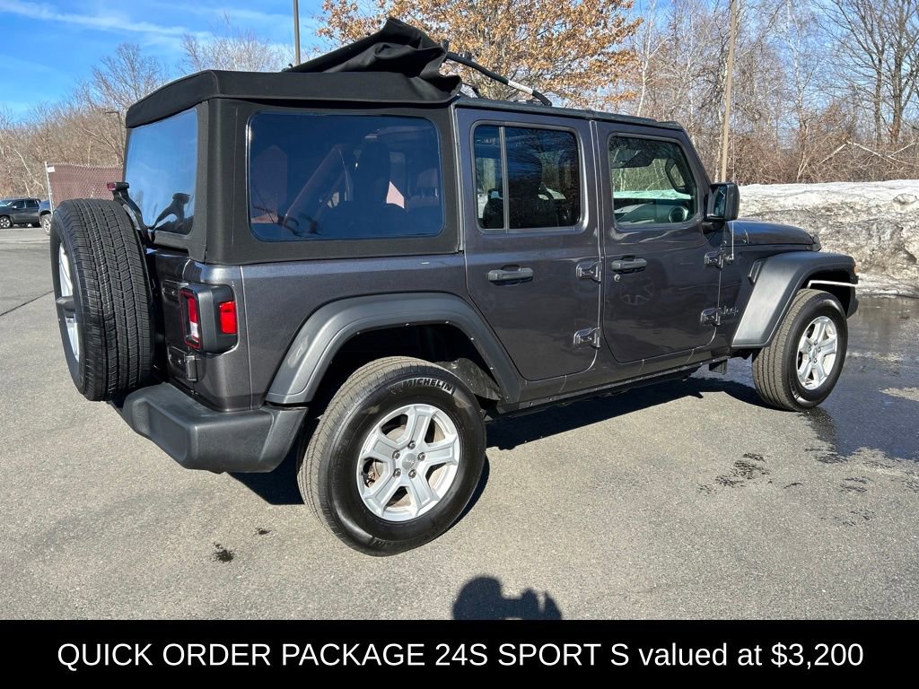Used 2022 Jeep Wrangler Unlimited Sport AWD/4WD image 3