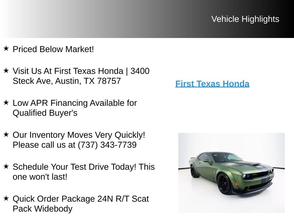 Used 2021 Dodge Challenger R/T Scat Pack RWD image 10
