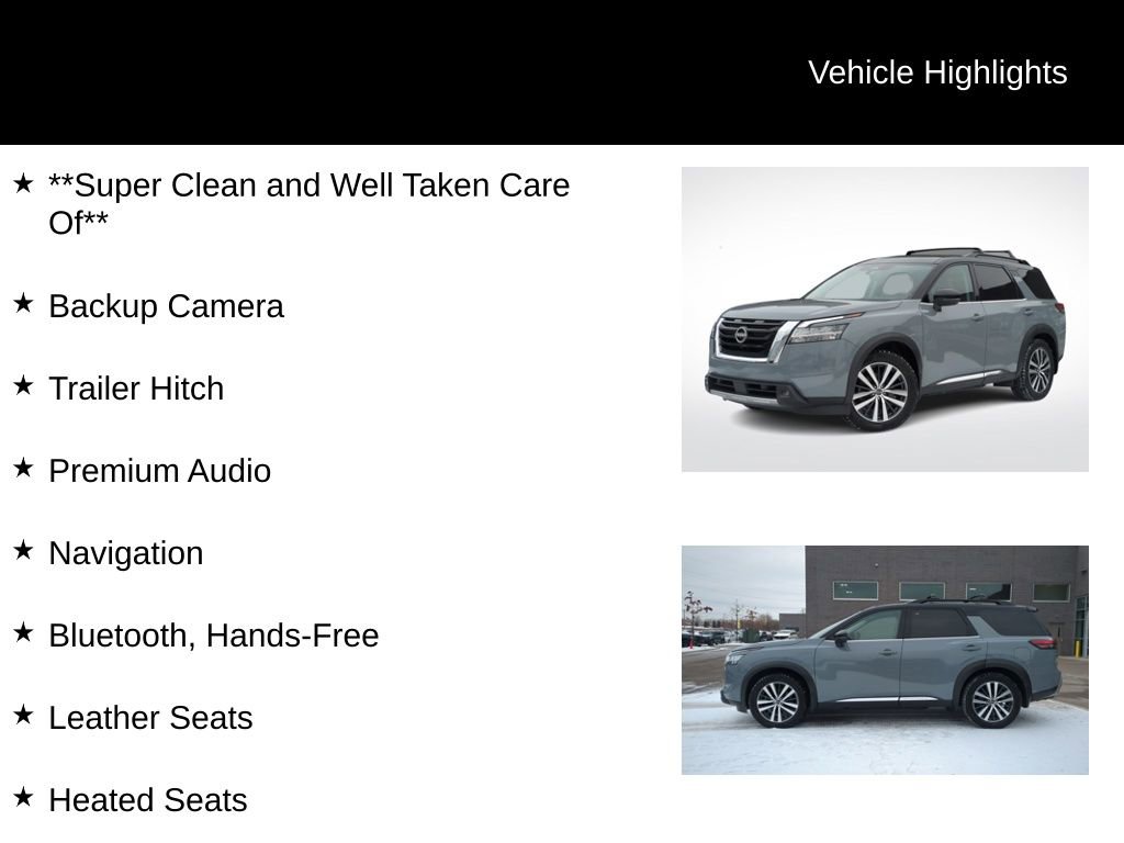 Used 2022 Nissan Pathfinder Platinum w/ Cargo Package image 6