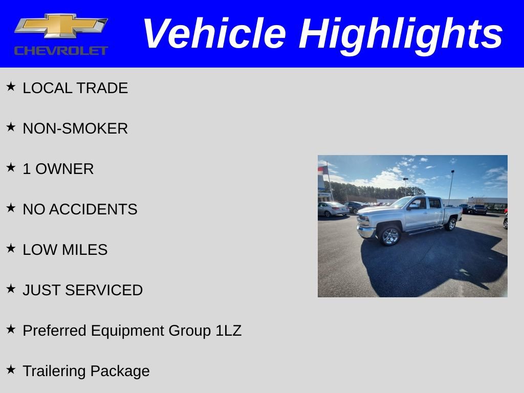 Certified 2018 Chevrolet Silverado 1500 LTZ w/ Sport Package image 2