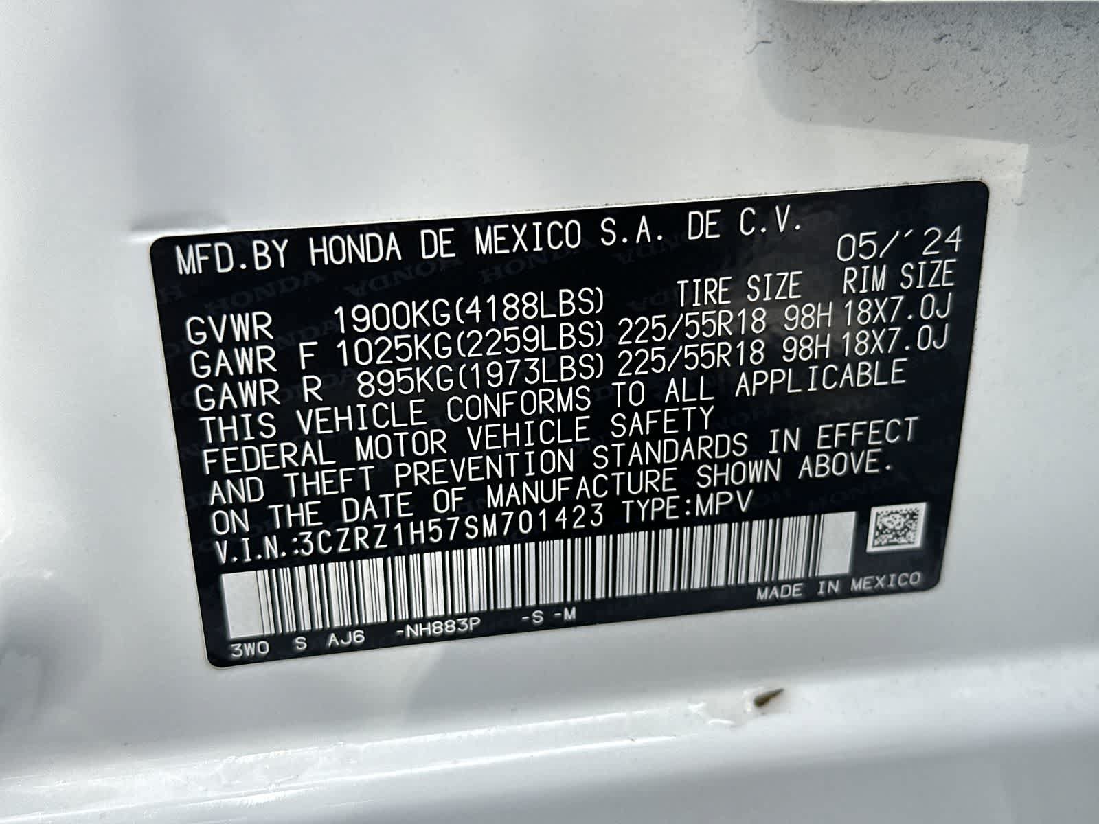 Used 2025 Honda HR-V Sport image 24