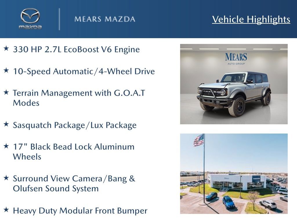 Used 2021 Ford Bronco First Edition image 2