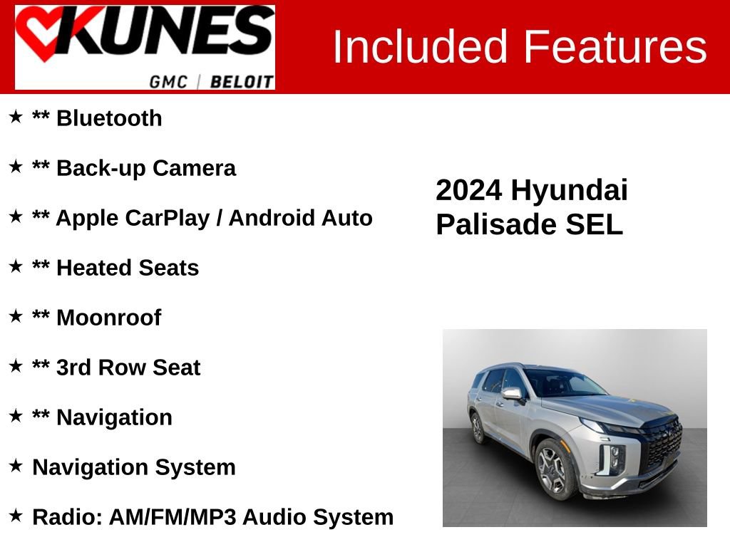 Used 2024 Hyundai Palisade SEL image 2