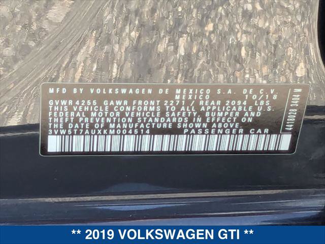 Used 2019 Volkswagen GTI SE FWD image 24