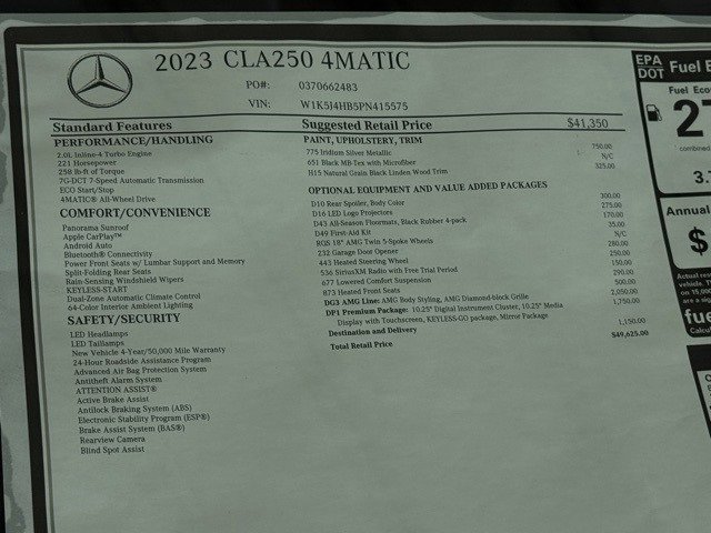 Used 2023 Mercedes-Benz CLA 250 4MATIC image 21