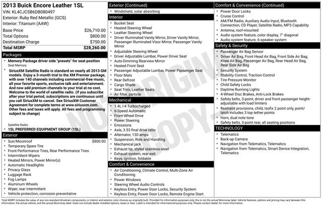 Used 2013 Buick Encore Leather image 7