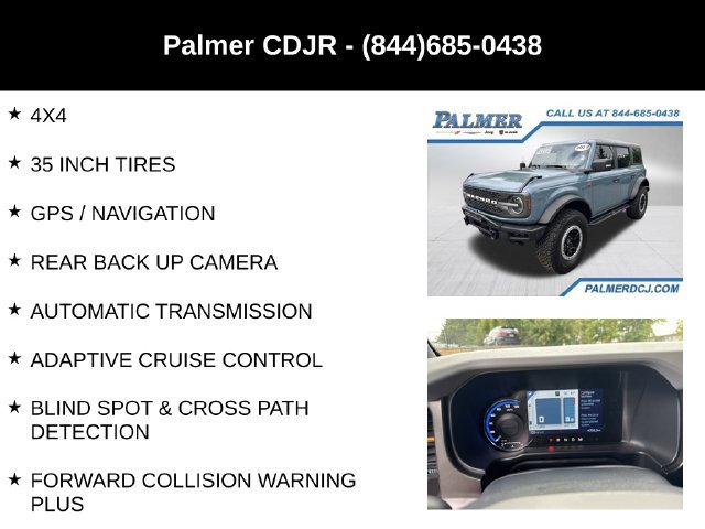 Used 2022 Ford Bronco Badlands w/ Sasquatch Package AWD/4WD image 6