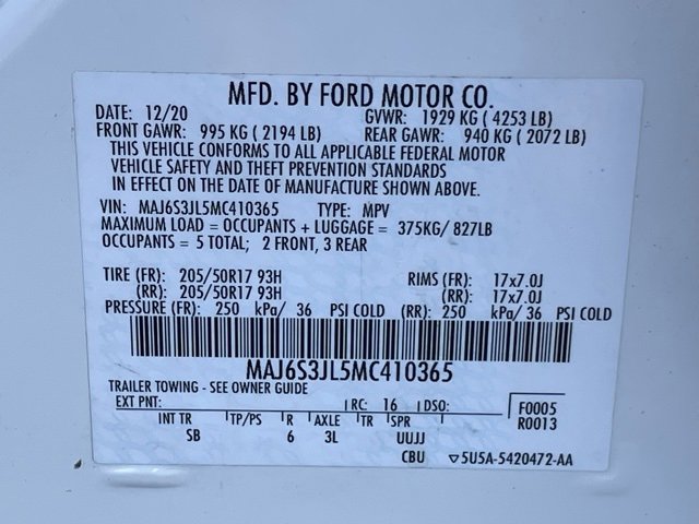 Used 2021 Ford EcoSport SES w/ Interior Protection Package image 16