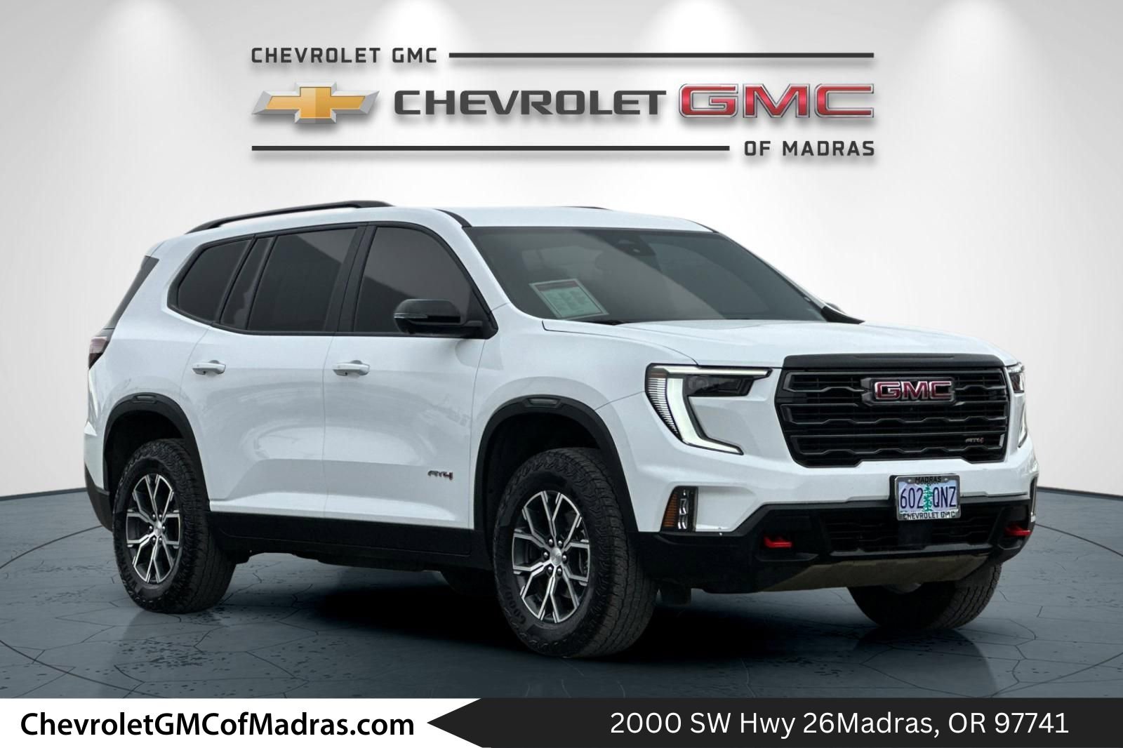 Used 2025 GMC Acadia AT4 w/ LPO, Floor Liner Package image 1