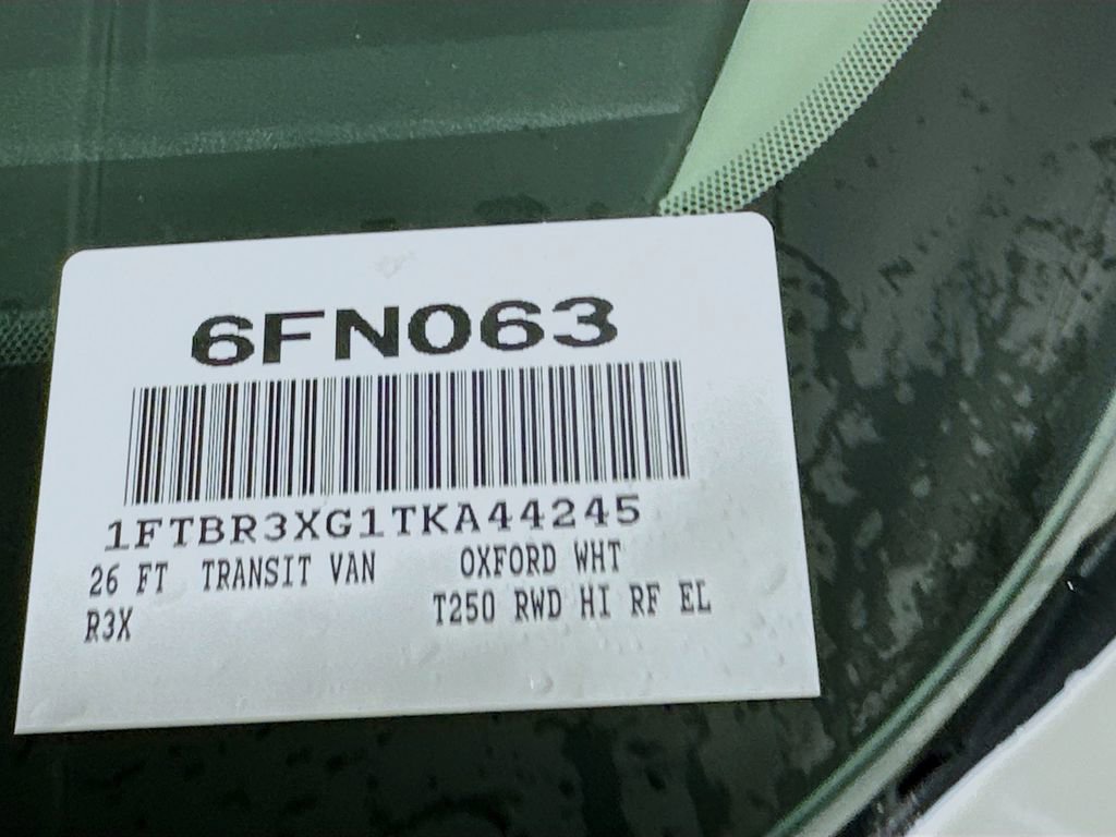 New 2026 Ford Transit 250 148 High Roof Extended w/ Load Area Protection Package RWD image 17