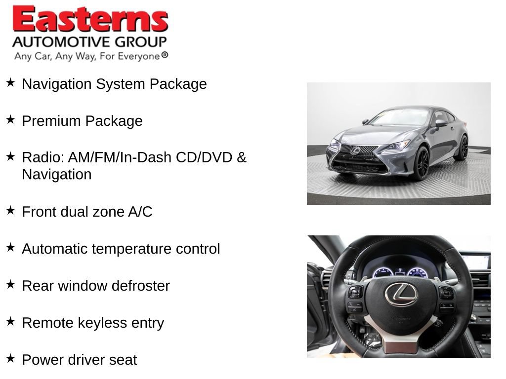 Used 2015 Lexus RC 350 AWD w/ Navigation System Package image 11