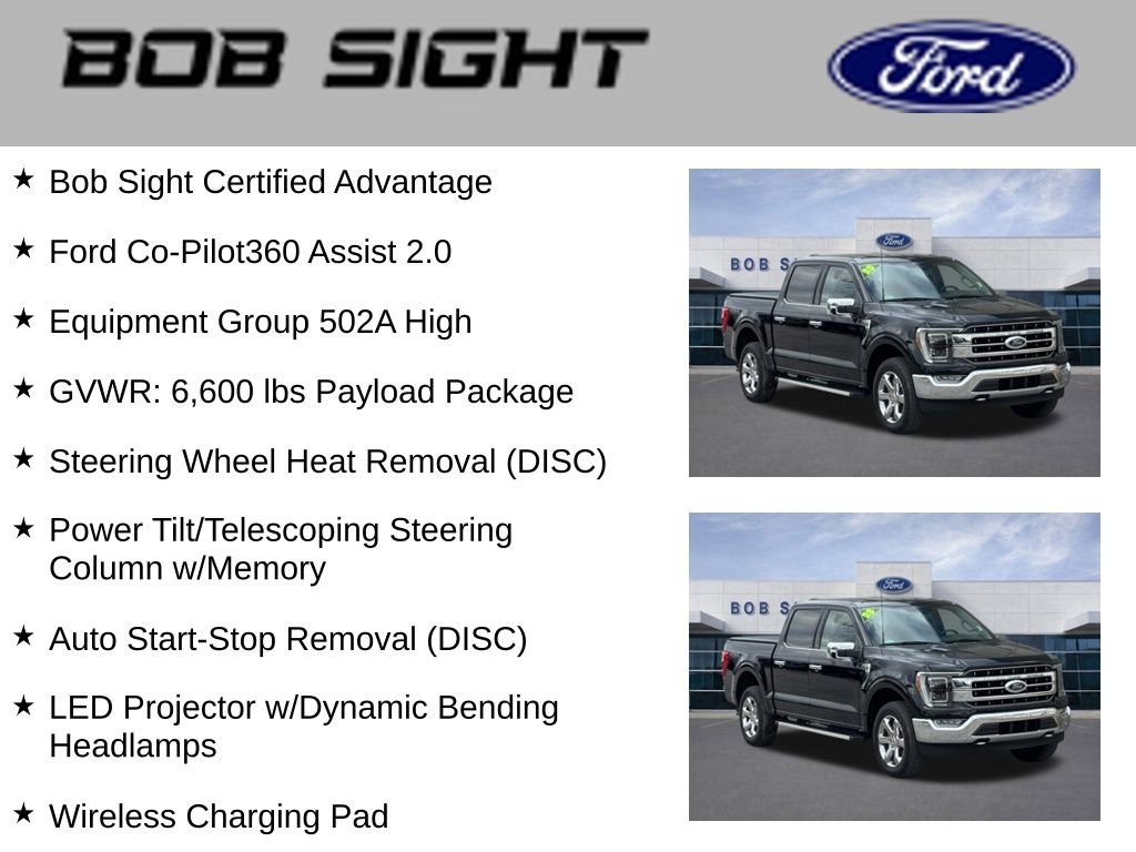 Used 2023 Ford F150 Lariat w/ Equipment Group 502A High image 3